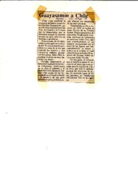 Guayasamín a Chile.