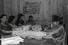 Grupo de artesanas en la población Huamachuco