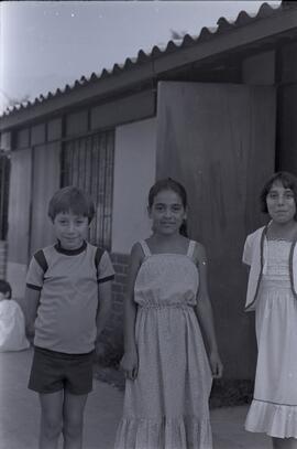Niñas y niños en la población Huamachuco