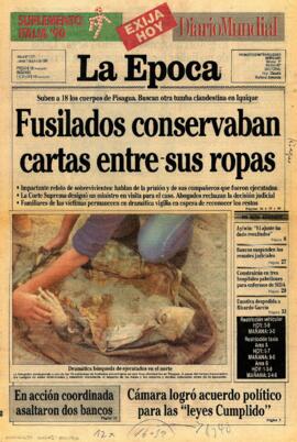 "Fusilados conservaban cartas entre sus ropas."