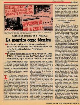Crímenes políticos y prensa