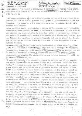 Estremecedoras declaraciones formuladas en conferencia de prensa por el sacerdote católico Patric...