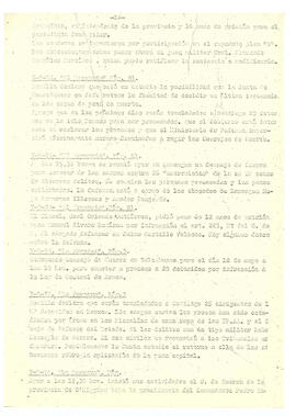 Resumen de la información relacionada con los Consejos de Guerra (14)