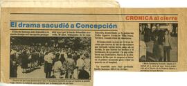 El drama sacudió a Concepción