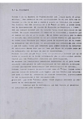 Tema: Tribunales y juicios militares. Informe especial de Alejandro Jiliberto. (5)