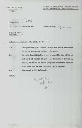 Aerograma Estrictamente Confidencial Rias Nº 4299/89 (2)