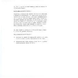 Memorandum para la reunión de trabajo del día 7 de abril de 1981 a las 15:00 hrs. (2)