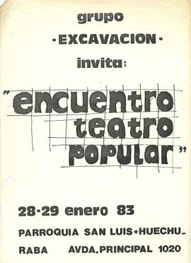 Encuentro teatro popular