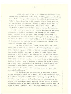 Estudio de ciertas cuestiones relativas a la situación de los Derechos Humanos en Chile (21)