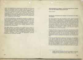 Reflexiones en torno a algunas prácticas jurídicas con sectores poblacionales