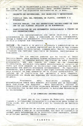 Debutan despidos en la "U" (2)