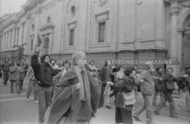 Manifestación en Plaza de Armas