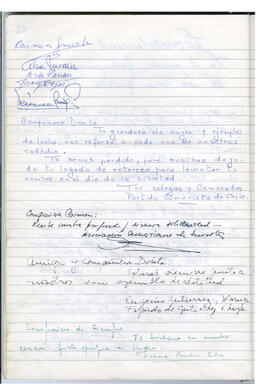 Cuaderno de Condolencias (2)