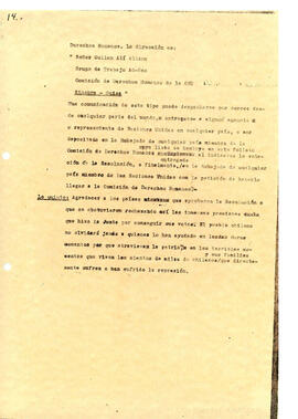 Comisión de derechos humanos de la Naciones Unidas: ¡La más enérgica condena al régimen de August...