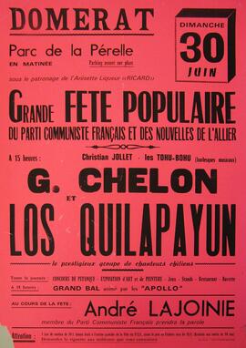 Grande fete populare - Gran fiesta popular