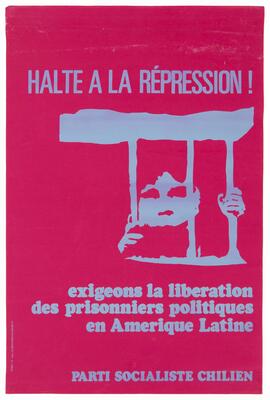 Halte a la répression! – Cese a la represión!.