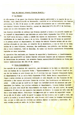 Chile Acusa. Cuaderno n°1 que el pueblo de Chile sigue contra el jefe supremo de la DINA-CNI Agus...