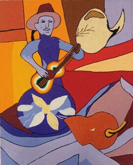 Lanigrafía guitarrera