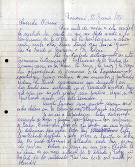 Querida Norma: Poco antes de viajar... (1)