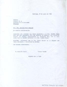 Señores del Consejo de la Asamblea de la Civilidad