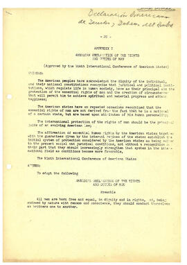 American declaration of the rights and duties of man (1)