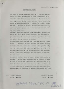 Comunicato Stampa