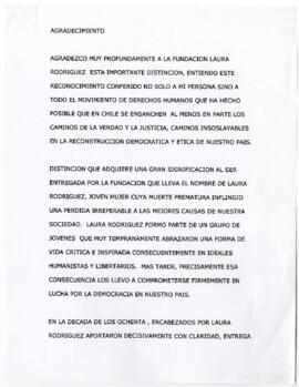 Agradecimiento