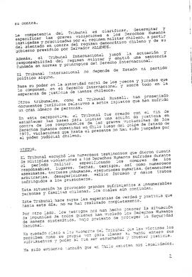 Ciudadano presidente, tenemos a bien remitir a ud. La sentencia del Tribunal Internacional pronun...