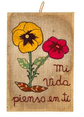 Lanigrafía de flores