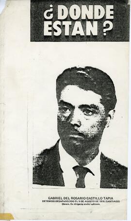 ¿Dónde están? Gabriel del Rosario Castillo Tapia