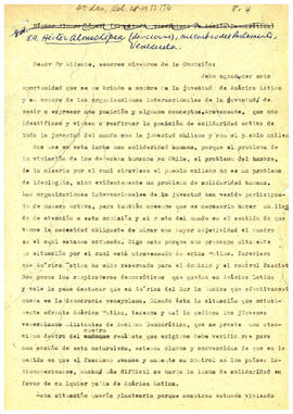 Héctor Alonso López (discurso), miembro del Parlamento, Venezuela. (1)