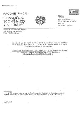 Estudio de los informes de violaciones de los derechos humanos en Chile, con particular referenci...