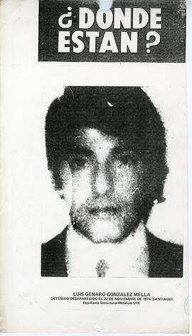¿Dónde están? Luis Genaro González Mella.