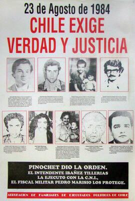 Chile exige verdad y justicia