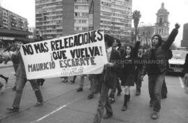 Manifestación callejera