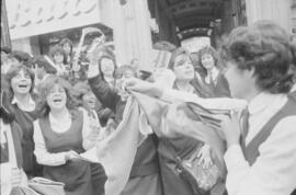 Manifestación de estudiantes secundarias