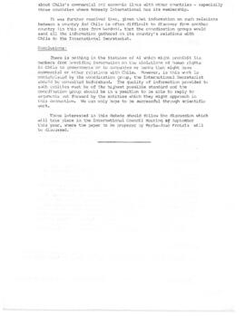Minutes of Chile coordination group NS 157 (36)