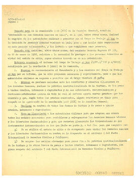 Estudio de los informes de violaciones de los Derechos Humanos en Chile (2)