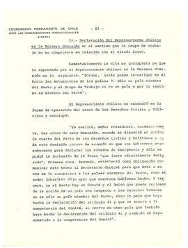Estudio de los informes de violaciones de derechos humanos en chile, con particular referencia a ...