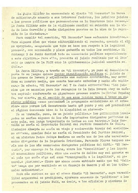 "Del proceso FACH al juicio Dawson: la junta fascista prepara su farsa" (2)