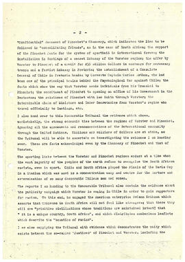 Pinochet-Vorster. Conspiracy against the human race (2)