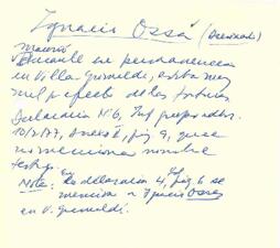 Texto sobre Ignacio Ossa