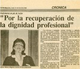 Enfermeras en pie de lucha...