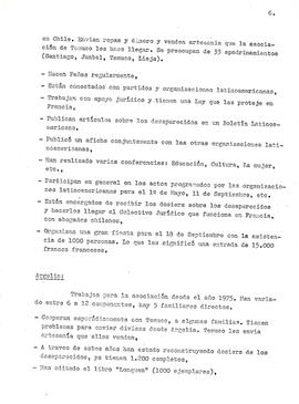 Las agrupaciones de familiares de desaparecidos chilenos en Europa. (6)