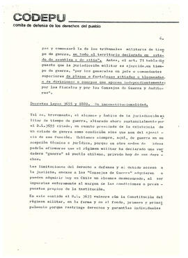 Tribunales y procesos militares de tiempo de guerra en Chile (6)