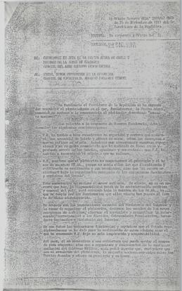 Oficio Secreto (S) Eº 3020/67