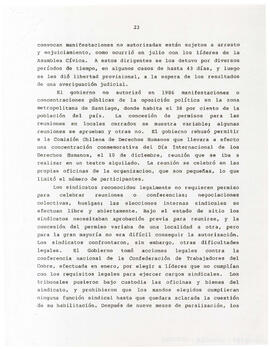 Informe acerca de los derechos humanos en Chile (23)