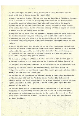 Pinochet-Vorster. Conspiracy against the human race -Further evidence (7)