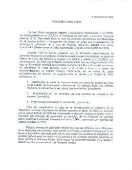 Resumen caso Soria