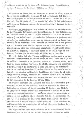 Señores miembros de la Comisión Internacional Investigadora de los Crímenes de la Junta Militar e...